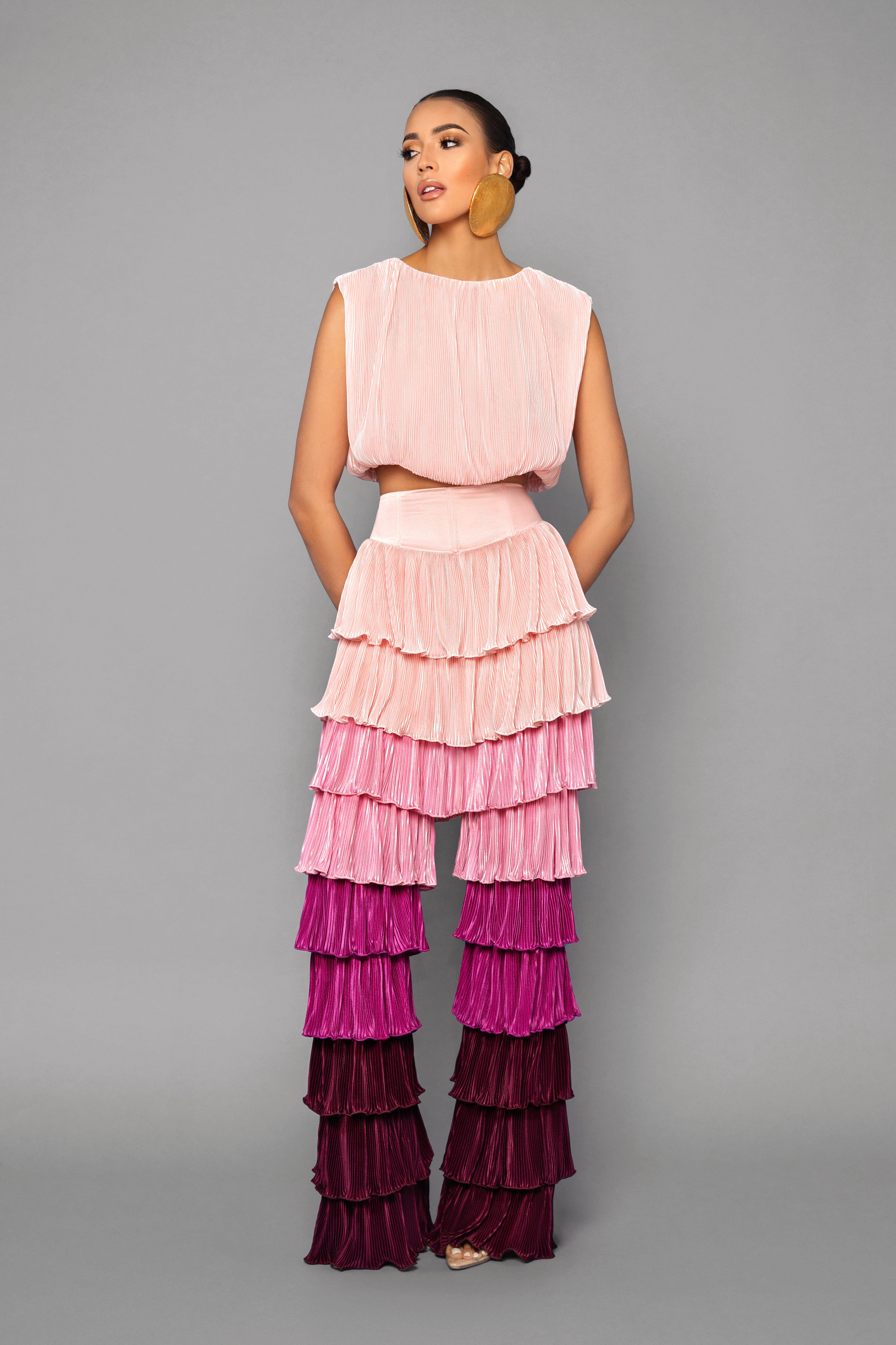 CASSANDRA PANTS - Rose