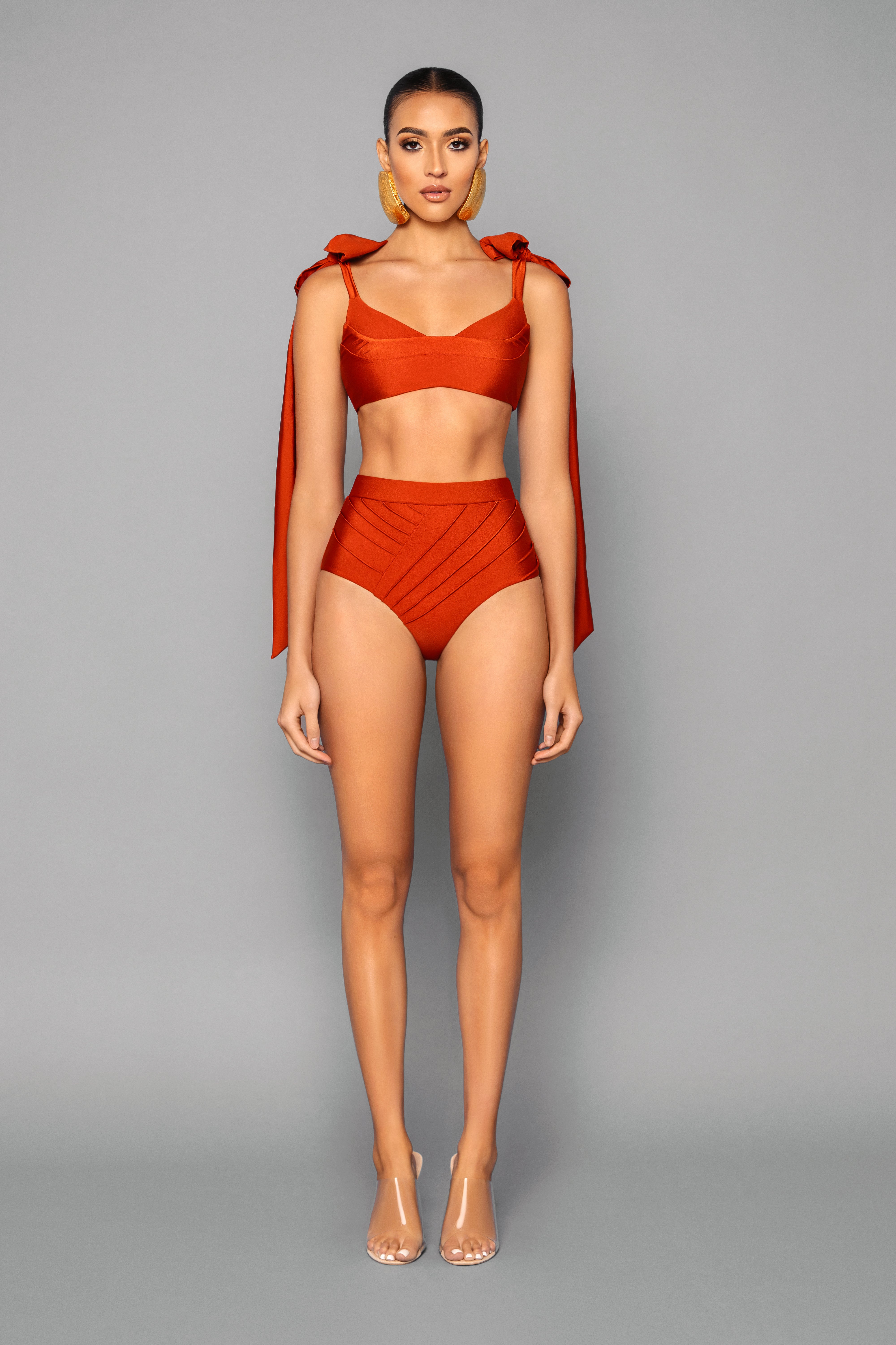 Rumi Swim Bottom Burnt Orange