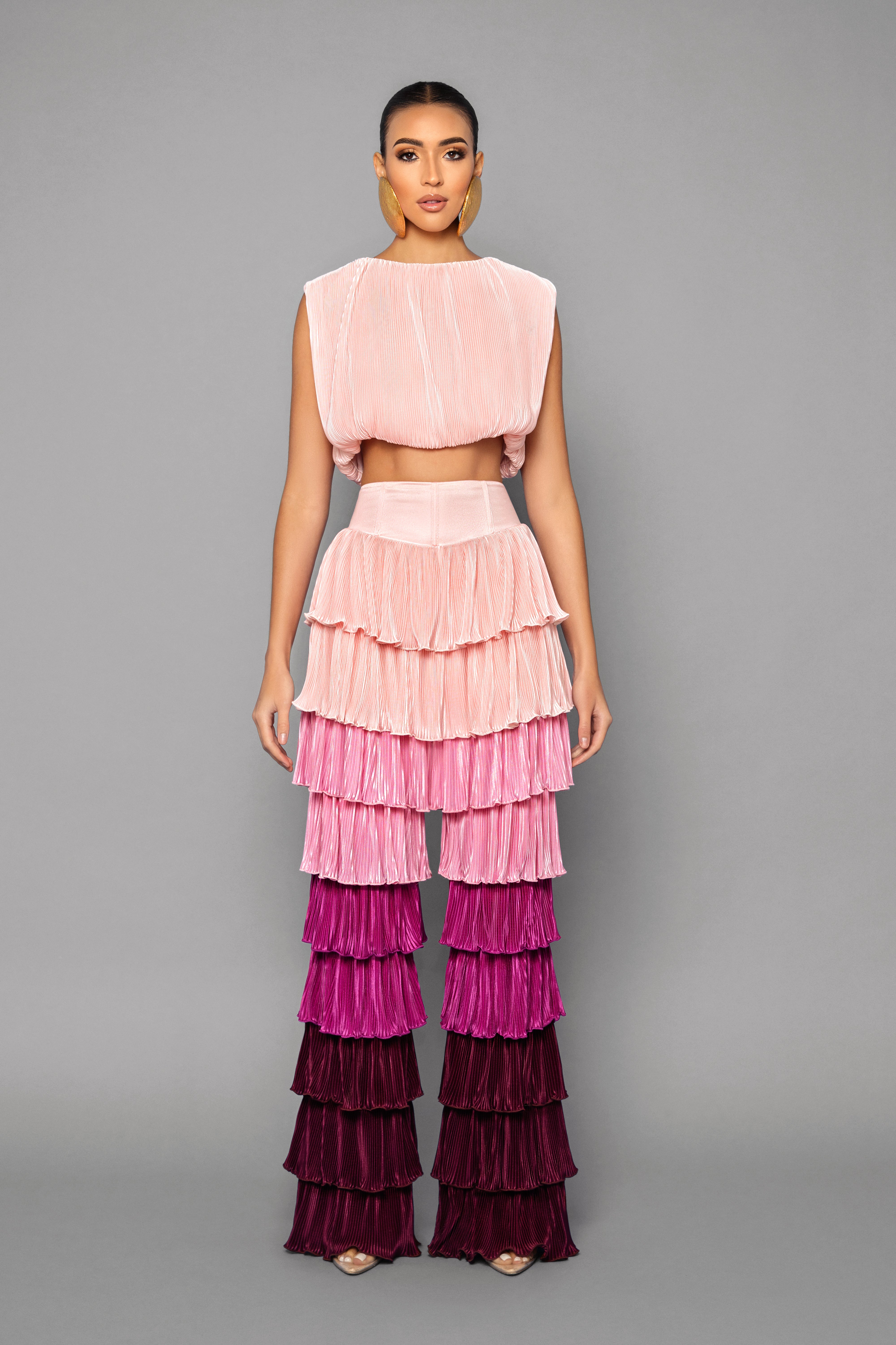 CASSANDRA PANTS - Rose