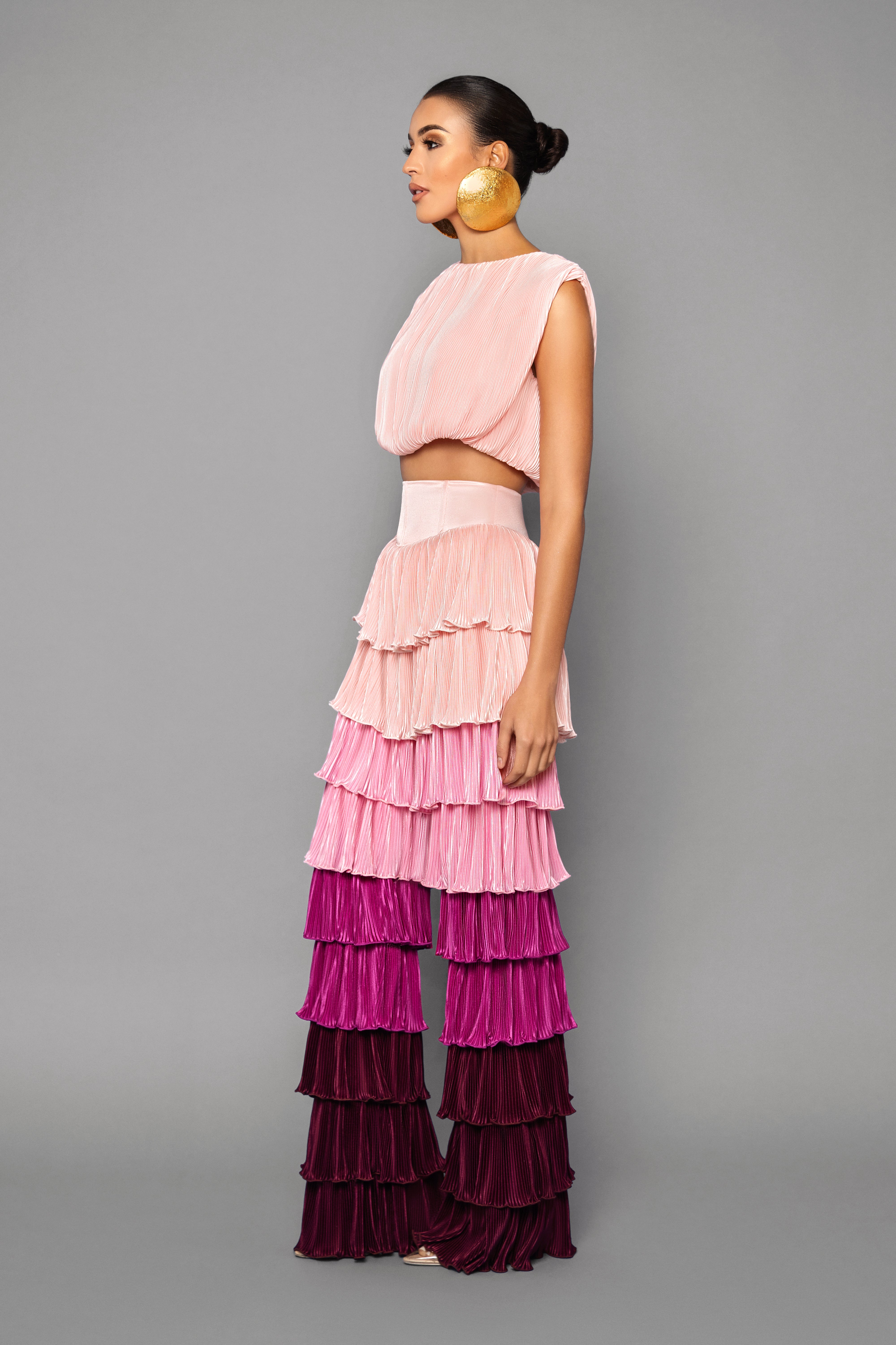CASSANDRA PANTS - Rose