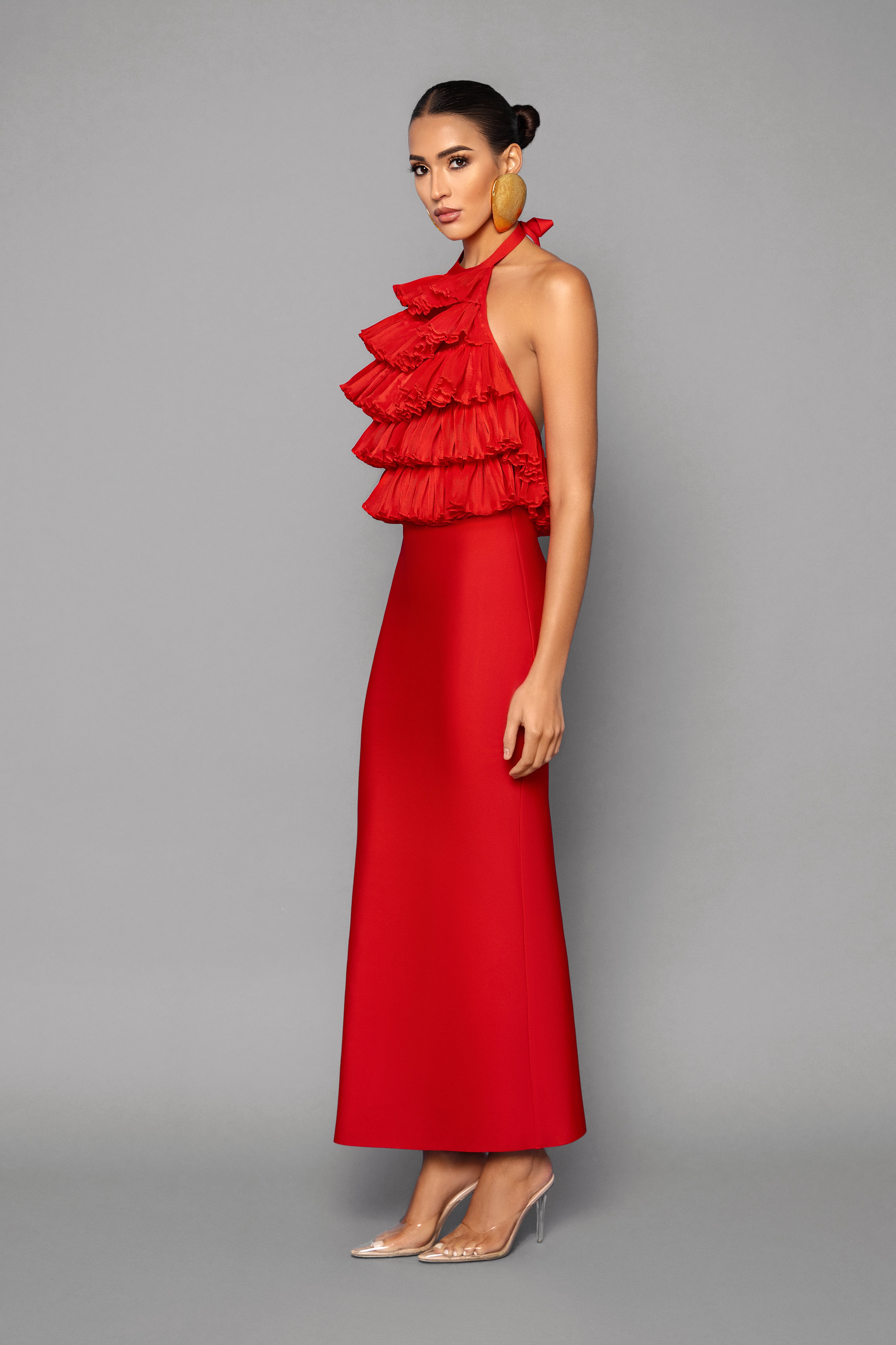 Kiran dress Red
