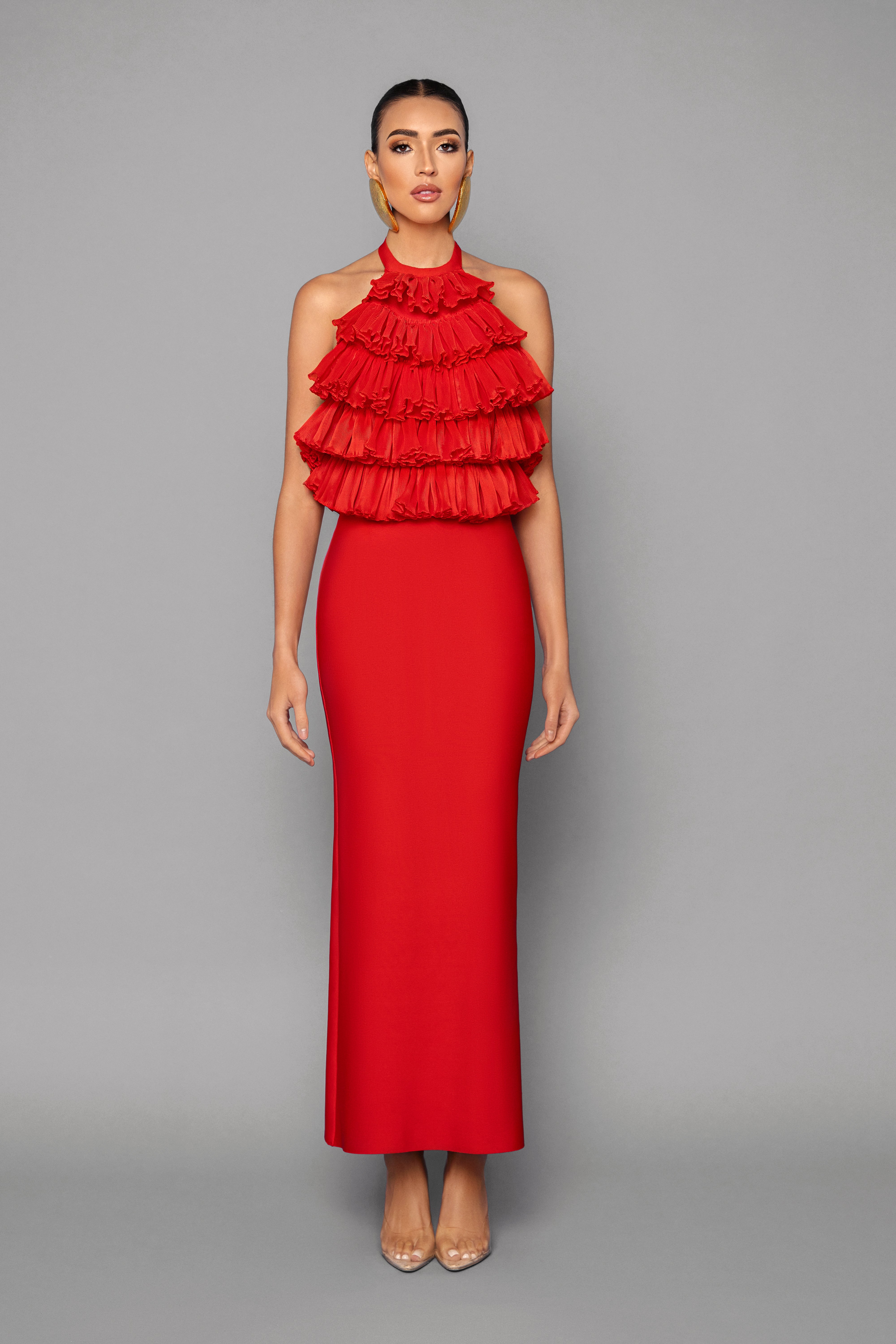 Kiran dress Red
