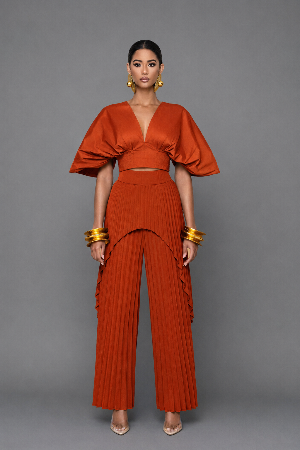 VALENTINA TOP Burnt Orange